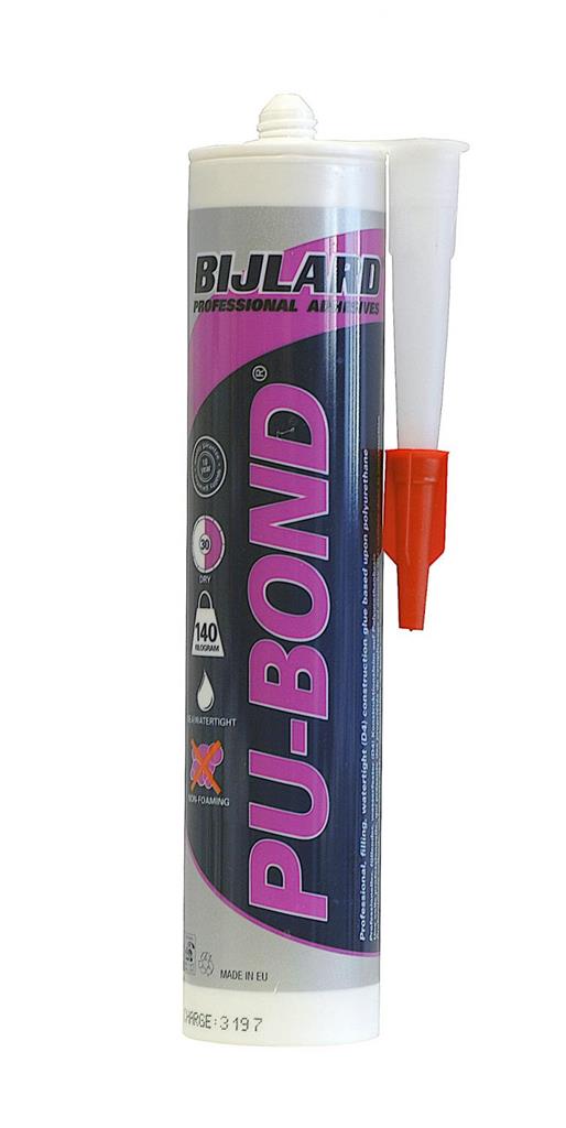 Polyurethaan contructielijm Bijlard PU Bond spuitkoker 310ml art. 303070