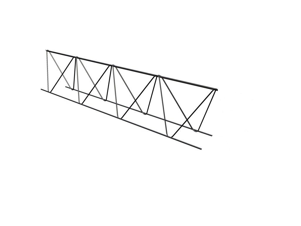 Supporter hoog 100mm lengte 2000mm