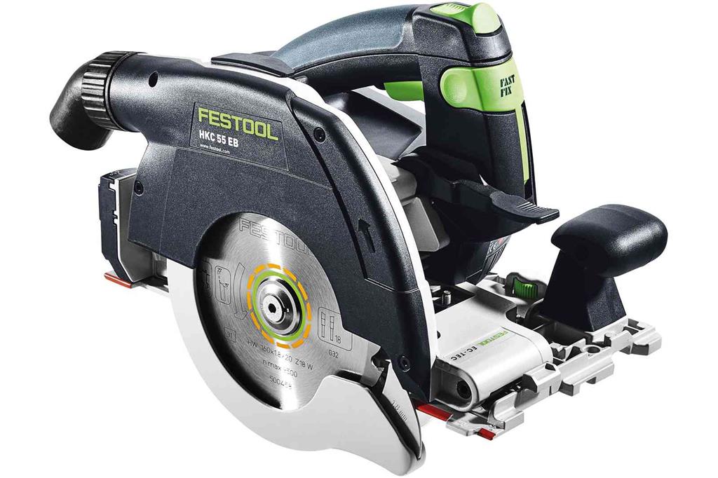 Pendelkapzaag op accu HKC 55 EB Li Basic Festool