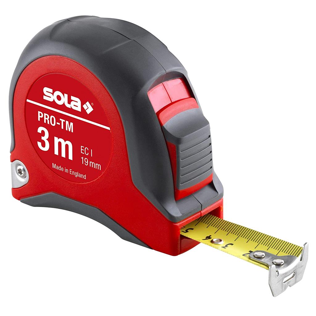 Sola rolbandmaat 3 mtr x 19 mm PRO-TM 3 m