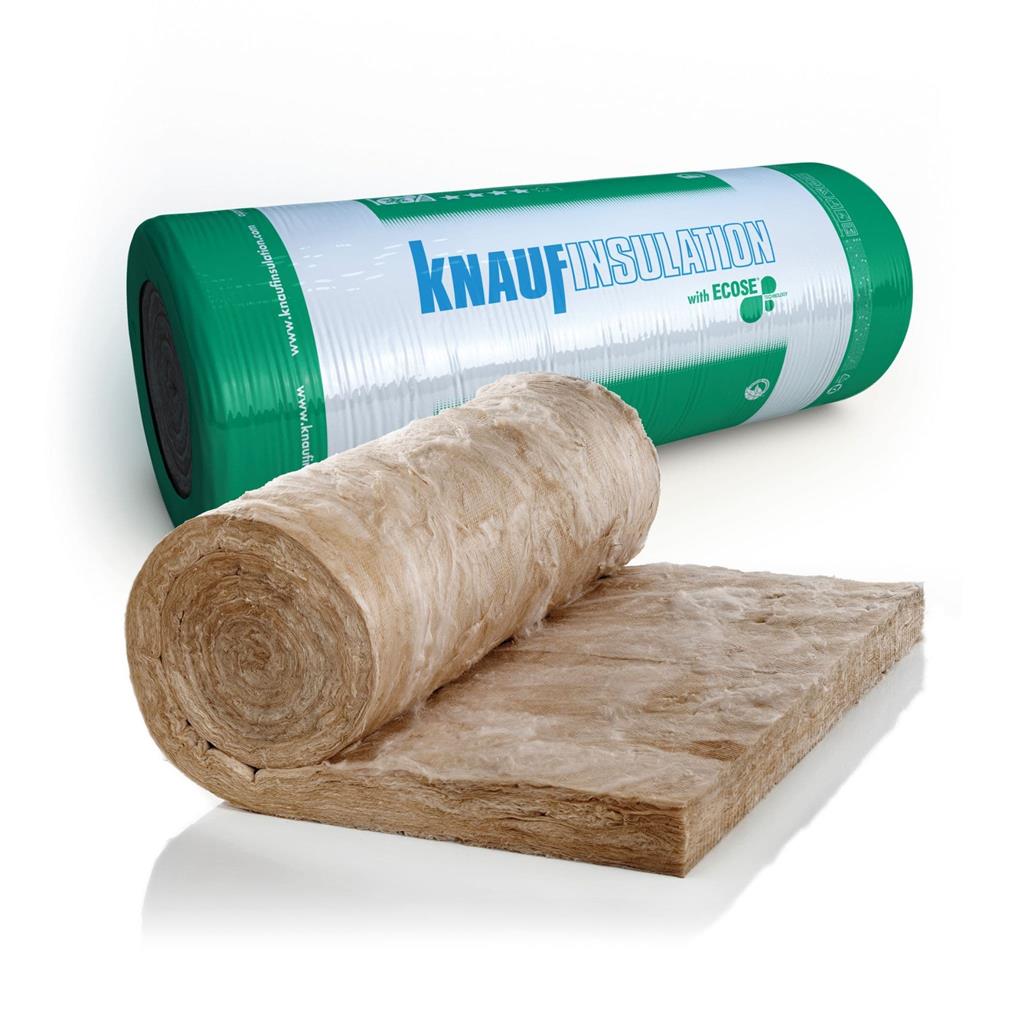 Glaswol 120x6200x380 mm Knauf Naturoll 035 3 rollen per pak (7,08m²) Rd:3.40