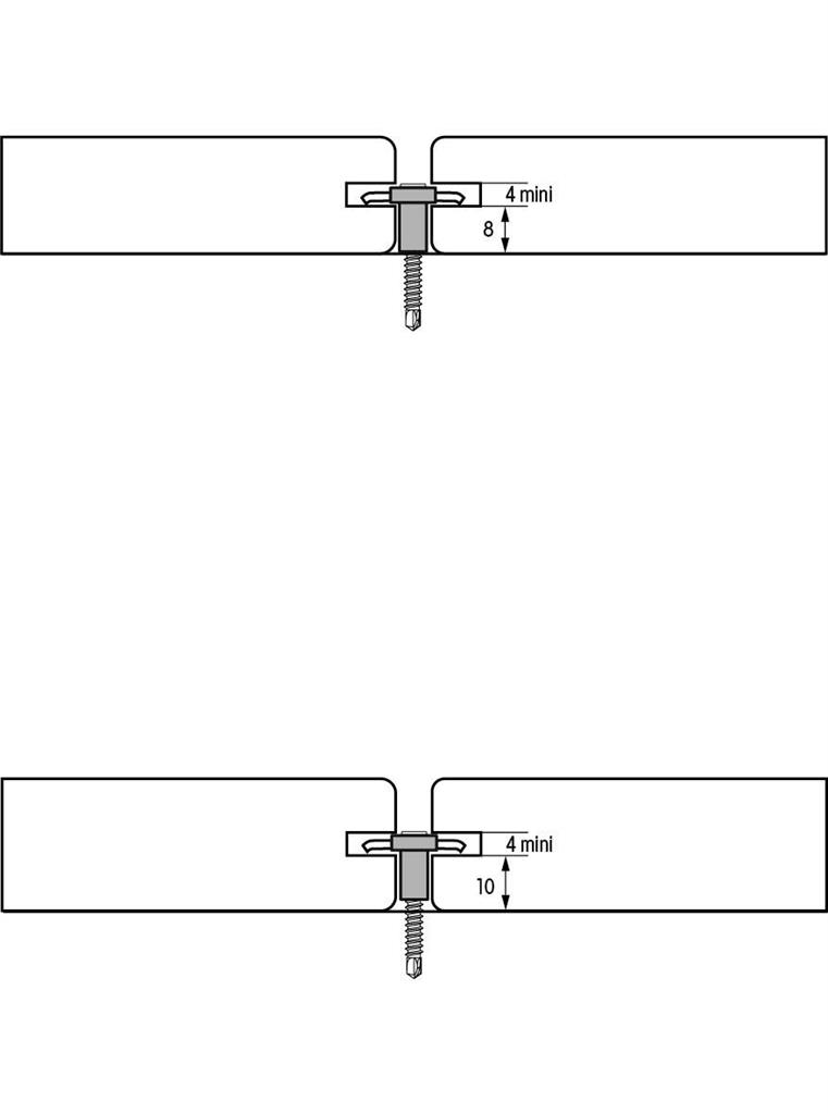 Cobra hybride clips t.b.v. Fiberdeck dekdeel 90st