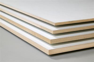 MDF plaat 9x2440x1220 mm met 2 zijde lakdraagfolie