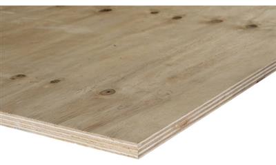 Elliottis pine 18x2440x1220 mm Underlayment  met recht kanten