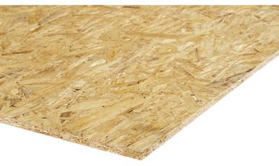 OSB 9x2440x600 mm konstruktieplaat klasse 3 rechte kant