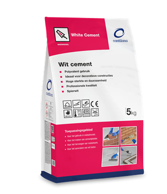 Witte Cement Cantillana per zak van 5 kg