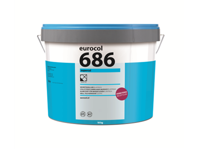 Eurocol 686 supercol pasta tegellijm emmer á 18 kg.