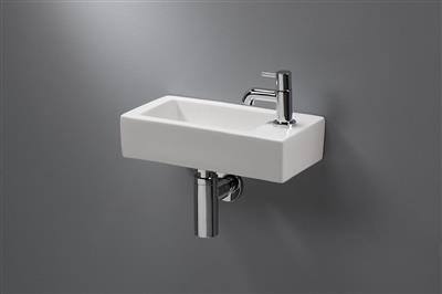 Alterna Fontana Fontein Wit 36,5x18,x9cm kraangat rechts z.overloop