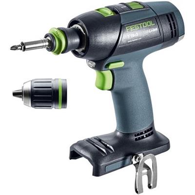 Schroef- boormachine op accu type T 18 basic+3 Festool