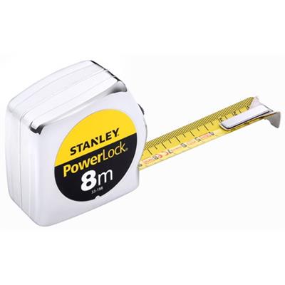 Powerlock rolmaat 8 meter 25mm breed Stanley art. 33-198