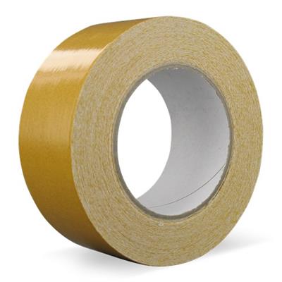 50mm Dubbelzijdig tape Linnen 730-GDA Transparant á rol 25 meter