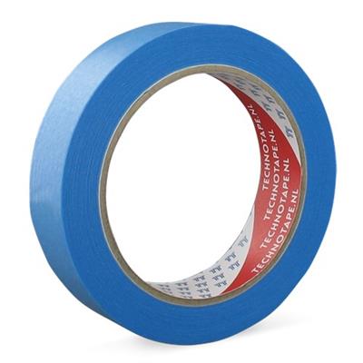 25mm Maskingtape Blauw Washi Gold/High Performance rol á 50 meter