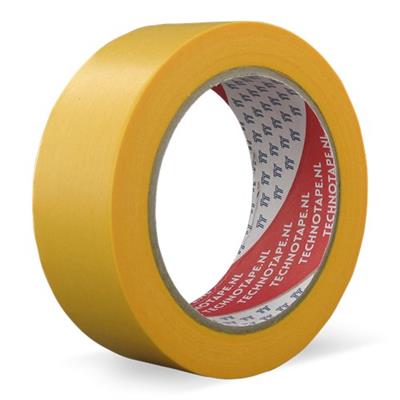 25mm Maskingtape UV Gold geel rol á 50 meter ( 6 maanden )