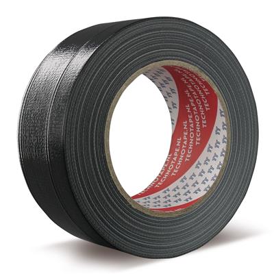 50mm Ductape 320 Universeel Zwart rol á 50 meter