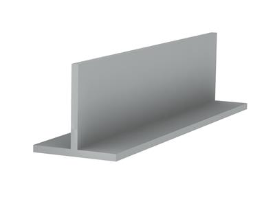 Aluminium T profiel 30x30x2mm