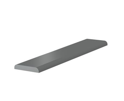 Aluminium afdekprofiel 19x4mm