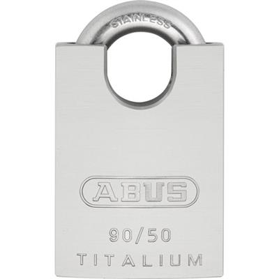 Hangslot 50mm zwaar RVS beugel Titalium Abus 90RK/50 55292