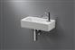 Alterna Fontana Fontein Wit 36,5x18,x9cm kraangat rechts z.overloop