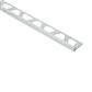 Tegelprofiel 8mm Aluminium blank geanodiseerd lengte 300cm AE80