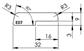 Meranti 9x32x4000 mm glaslat gegrond met sponning E7